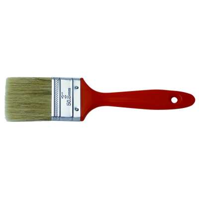 Plastic Handle Paint Brush with White Bristle with filament